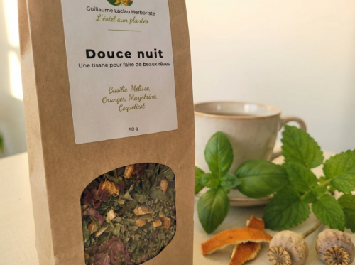 tisane douce nuit- Guillaume laclau - herboriste tisane douce nuit- Guillaume laclau - herboriste